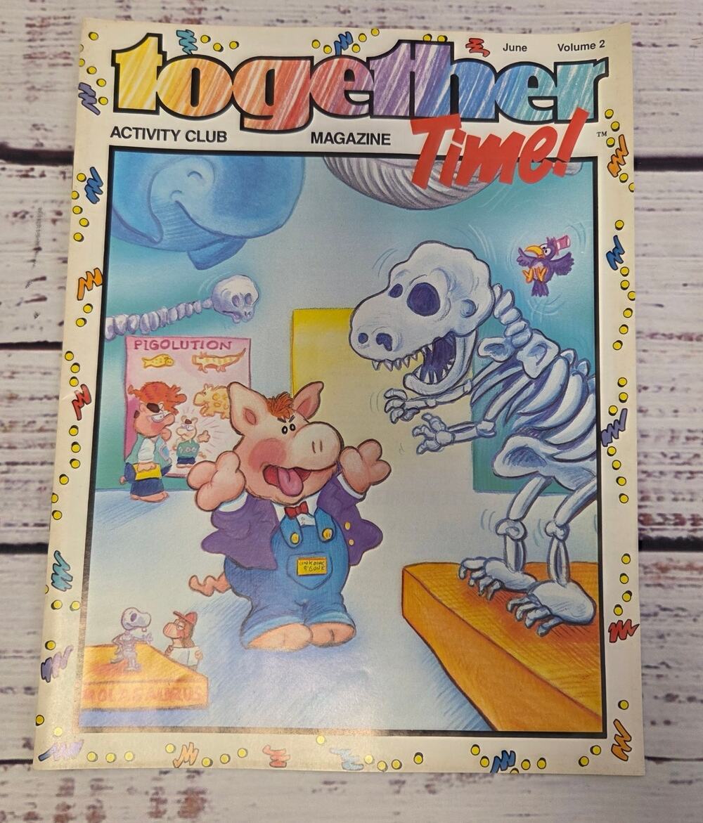 Together Time Activity Club Magazine June Vol 2 Vintage Kids Magazine